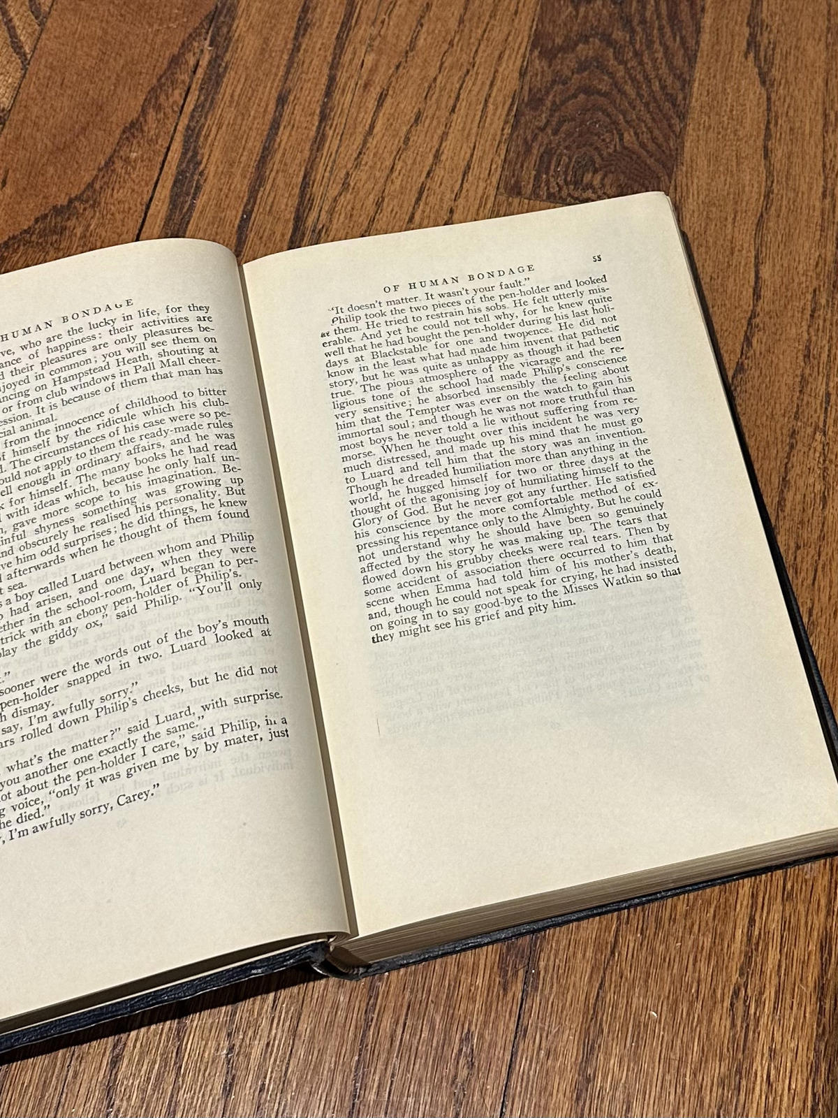 Antique 1915 Of Human Bondage by W. Somerset Maugham Hardcover Book