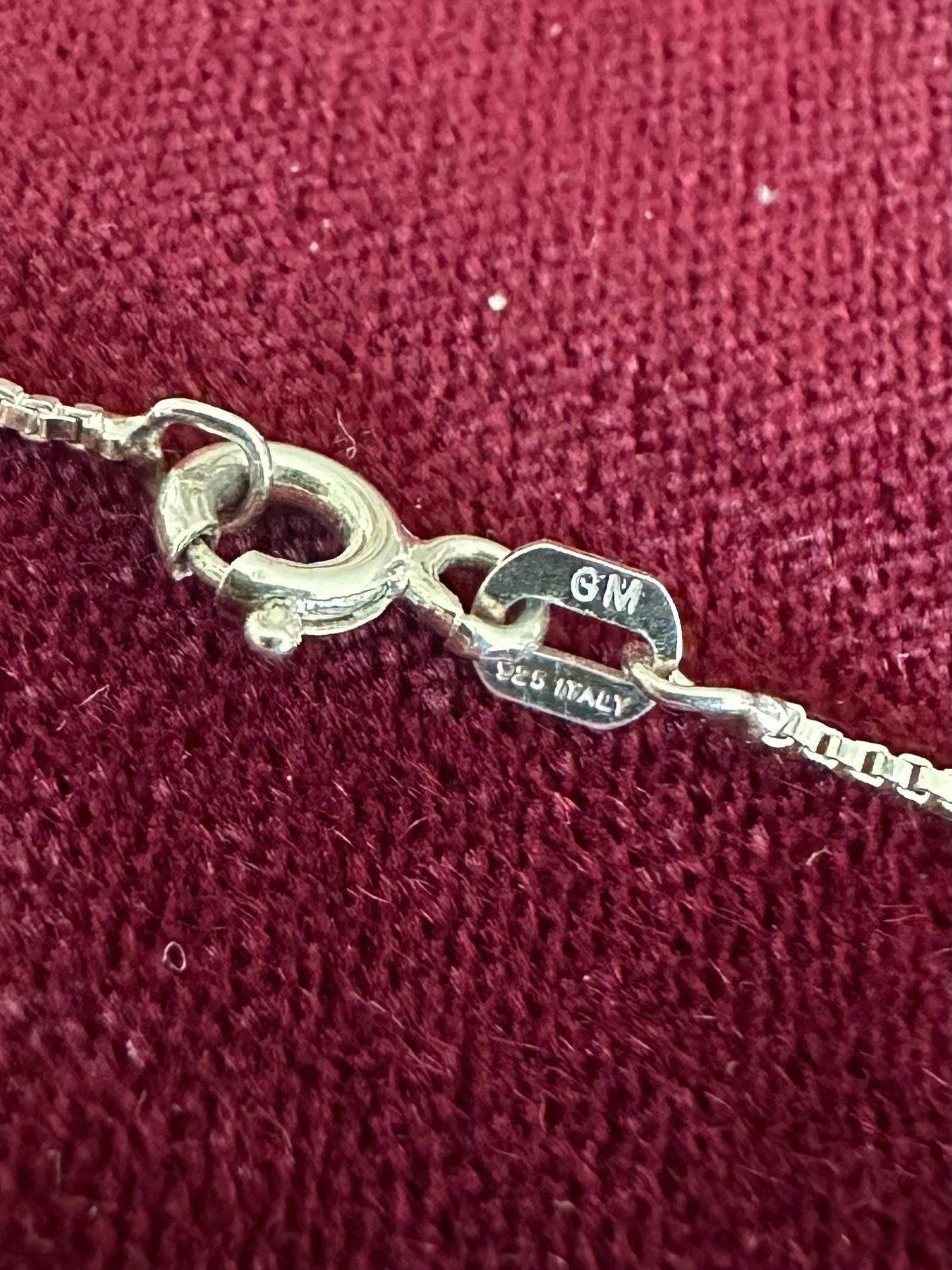 Vintage PPC Sterling Silver Etched Heart Locket Pendant Necklace Dainty 18.25" Princess Pride Creations