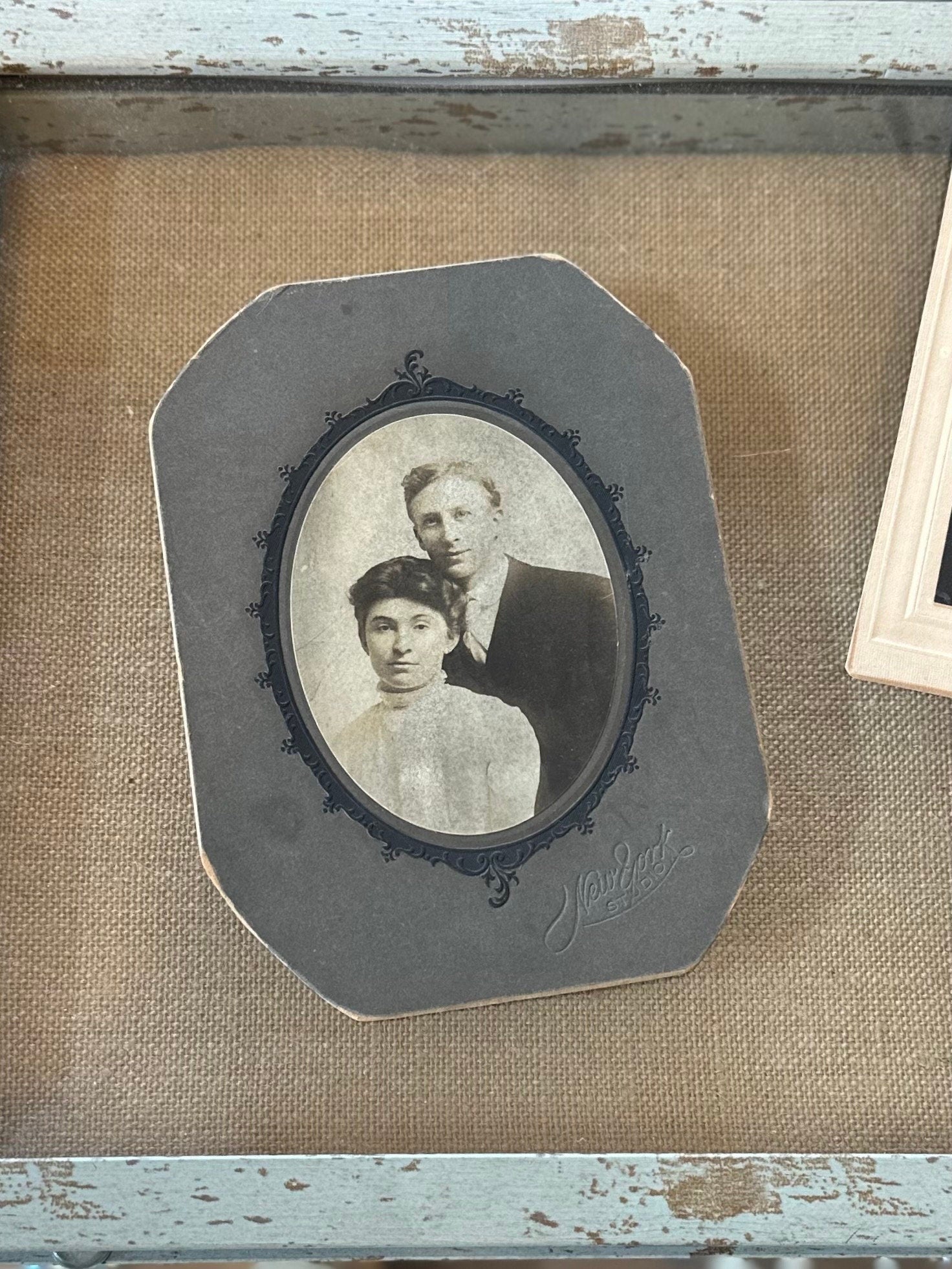 LOT OF 3 Antique Victorian Cabinet Cards of Woman, Baby, and Married Couple