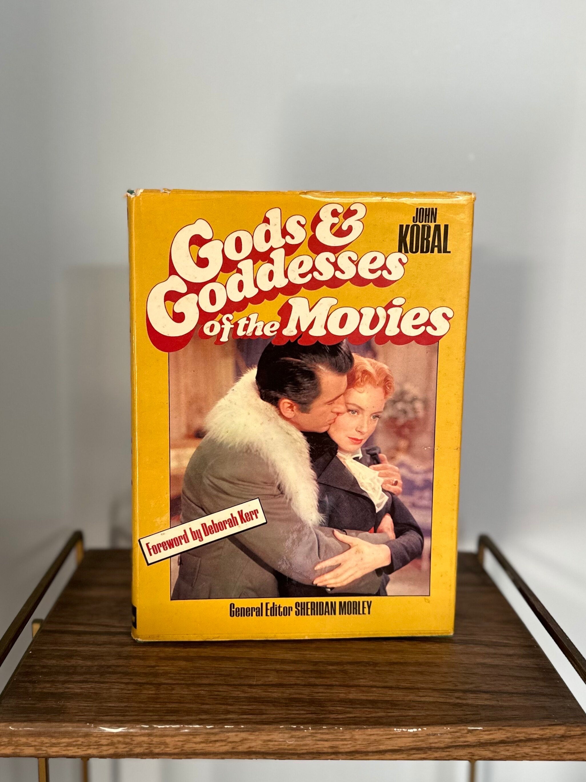 Vintage 1973 Gods & Goddesses of the Movies by John Kobal Hardcover Book with Original Dust Jacket | Old Hollywood Movie Stars