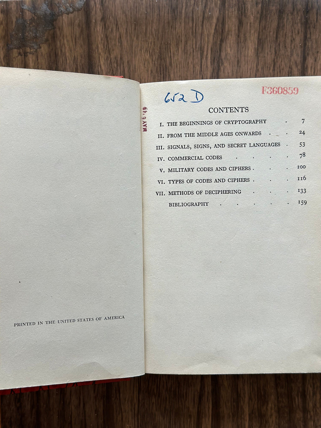 RARE Vintage 1939 1949 First Edition? Codes and Ciphers by Alexander D'Agapeyeff Cryptography Hardcover Book