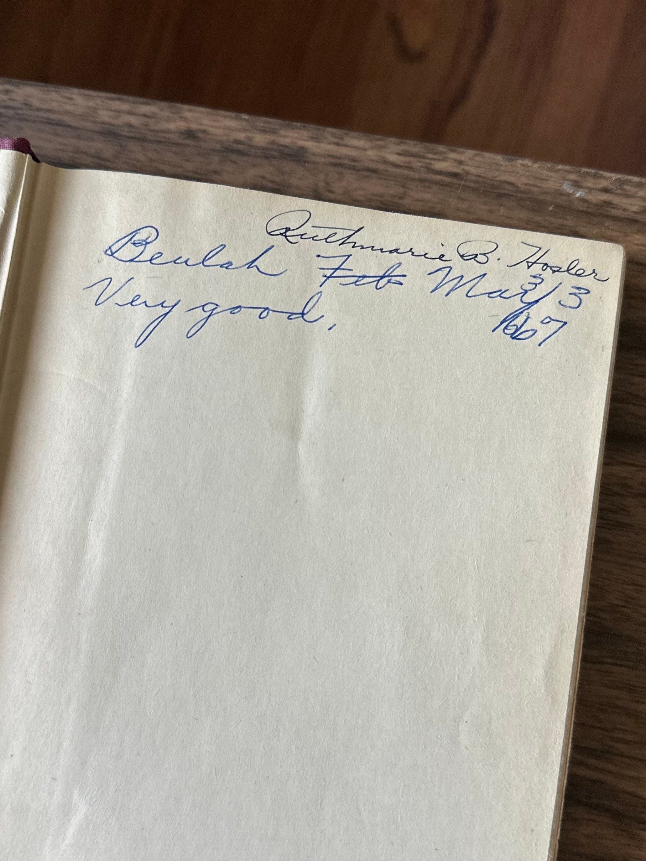 Vintage 1945 First Edition Burned Fingers by Kathleen Norris Hardcover Book | Vintage Romance Novel