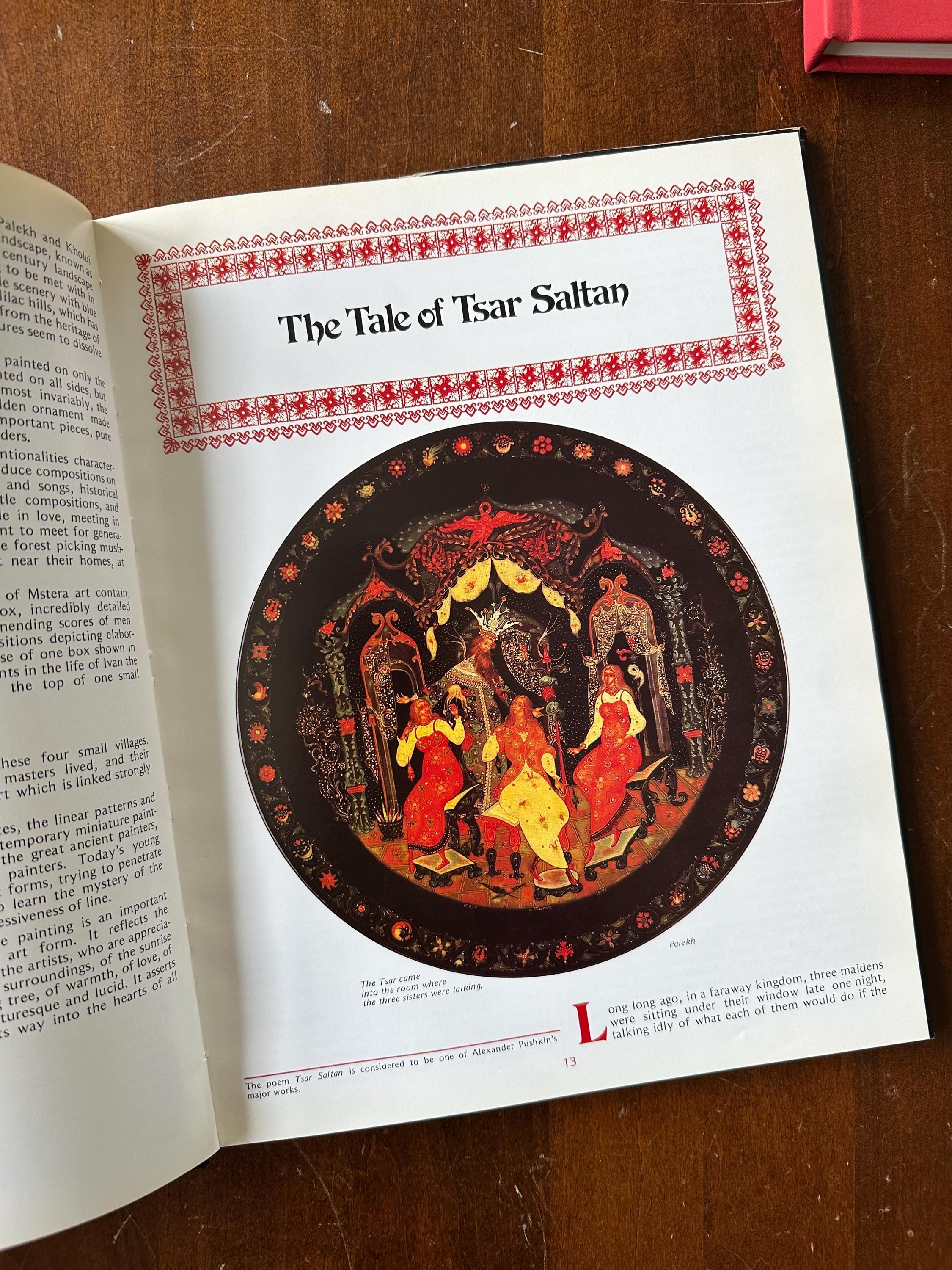 Vintage 1981 1985 Russian Lacquer, Legends, and Fairy Tales Hardcover Illustrated Book by Lucy Maxym