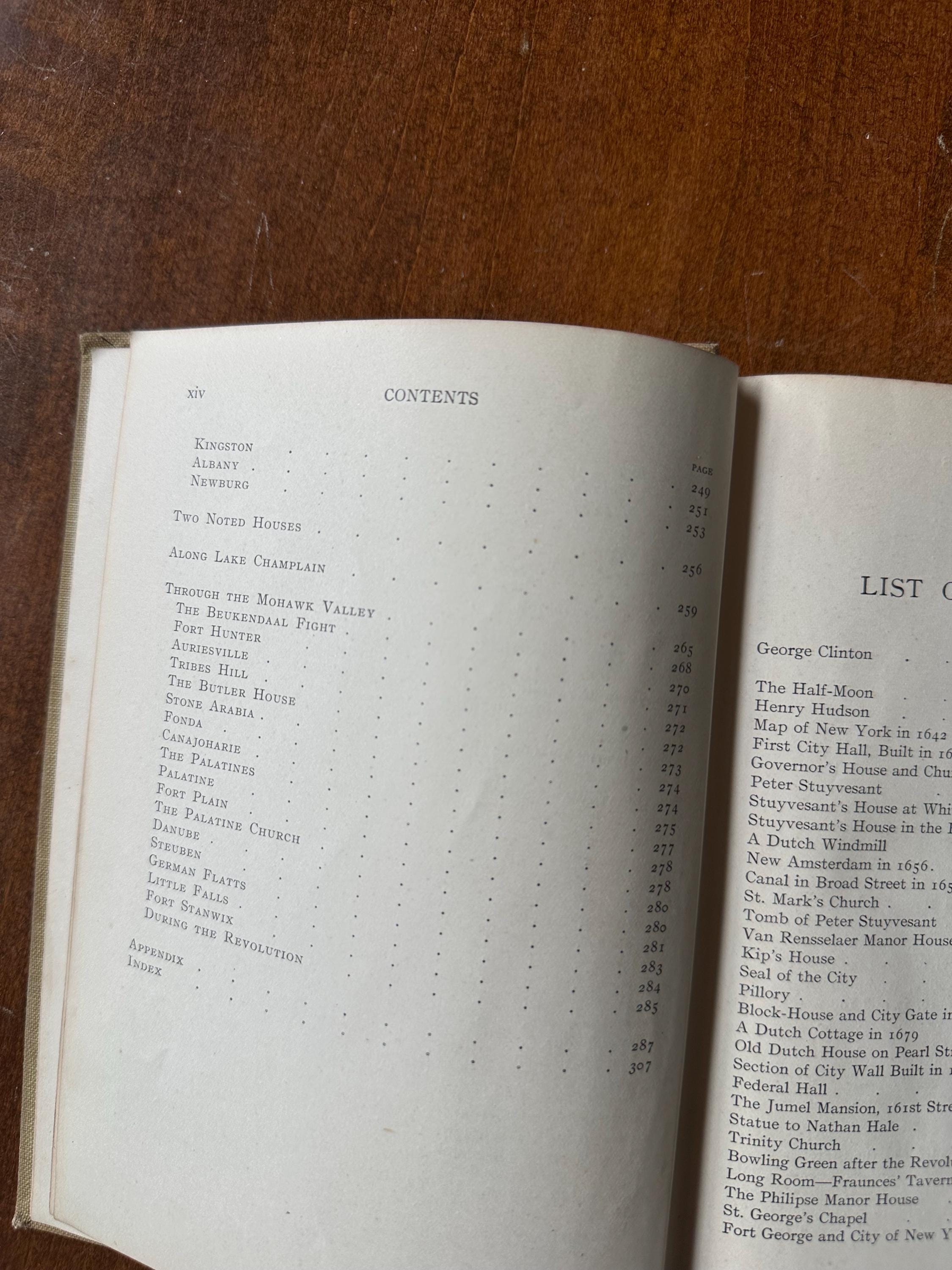 Antique 1906 1912 Stories From Early New York History Hardcover Illustrated Book by Sherman Williams