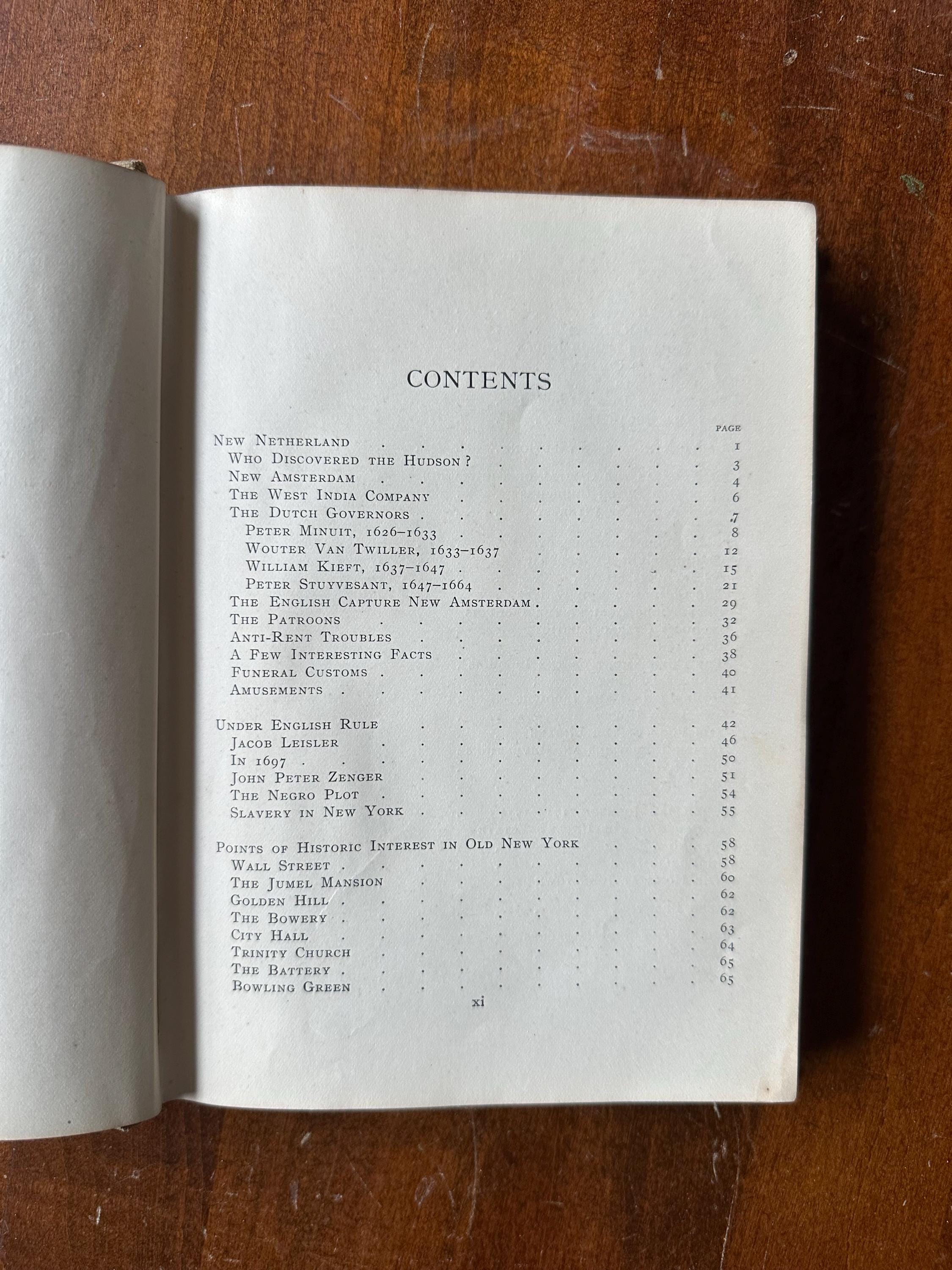 Antique 1906 1912 Stories From Early New York History Hardcover Illustrated Book by Sherman Williams