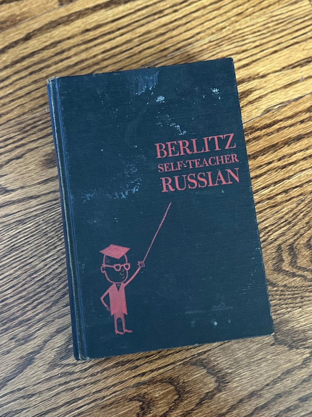 Vintage 1951 The Berlitz Self-Teacher: Russian Hardcover Russian Language Book