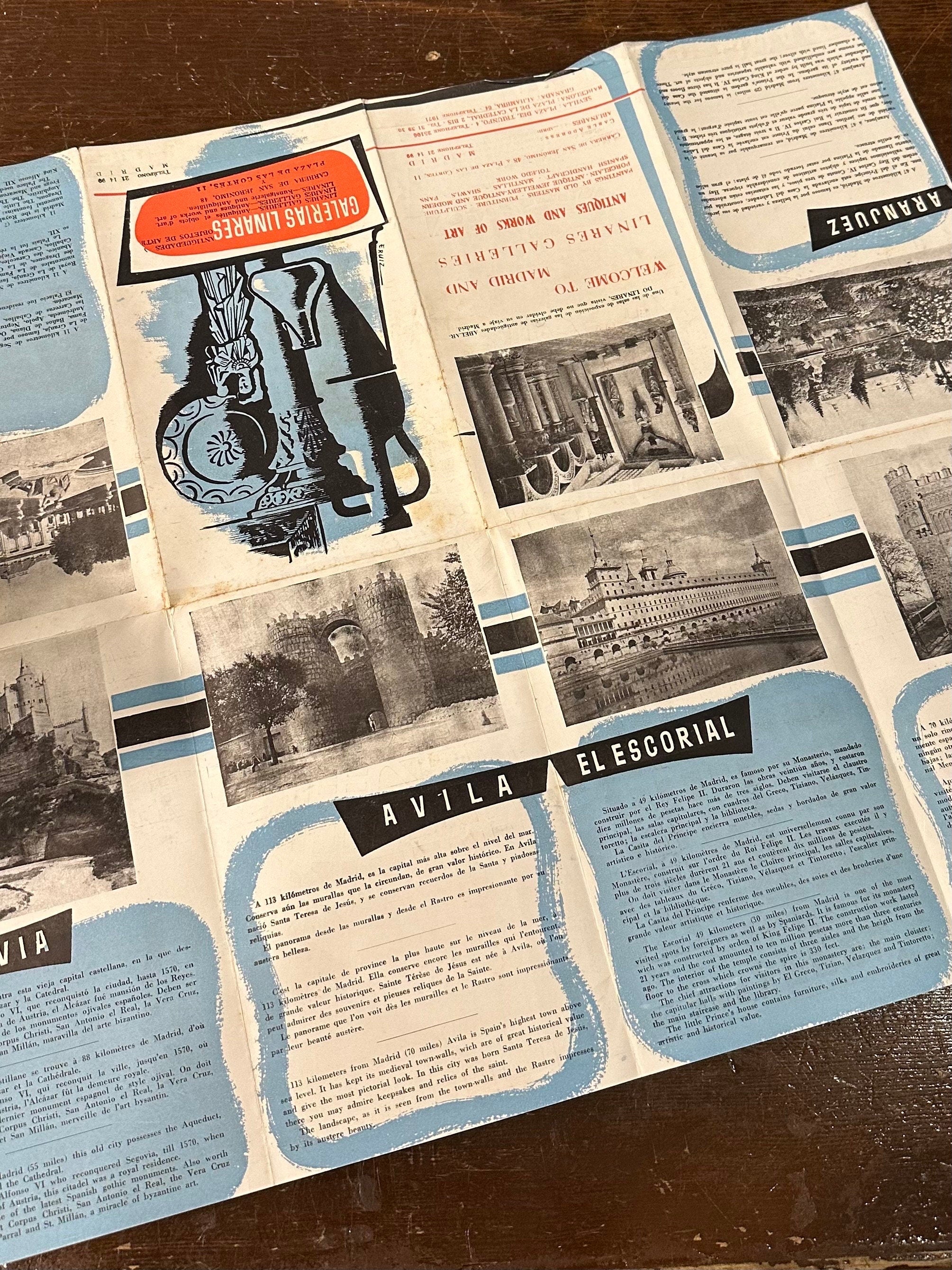 LOT of 6 Vintage 1950s Travel Ephemera Brochures & Pamphlets