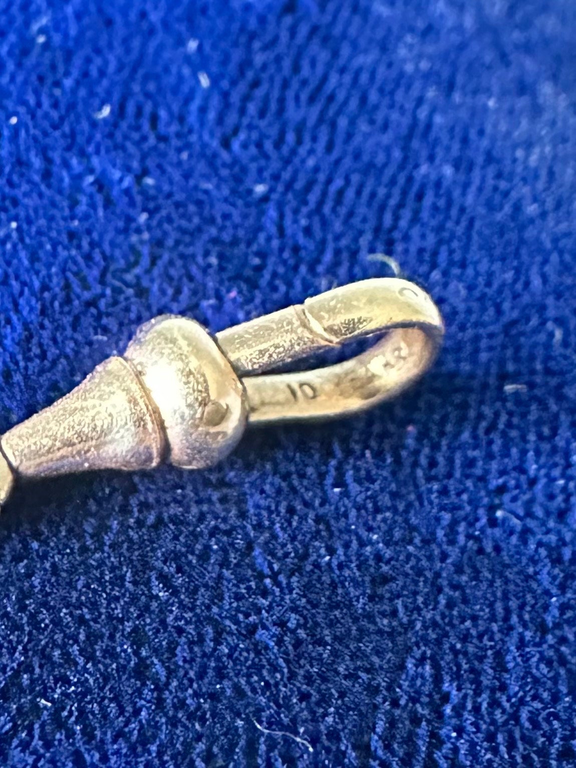 Long Victorian Antique Signed KEENE 12K Gold Filled Pocket Watch Chain 13.25”