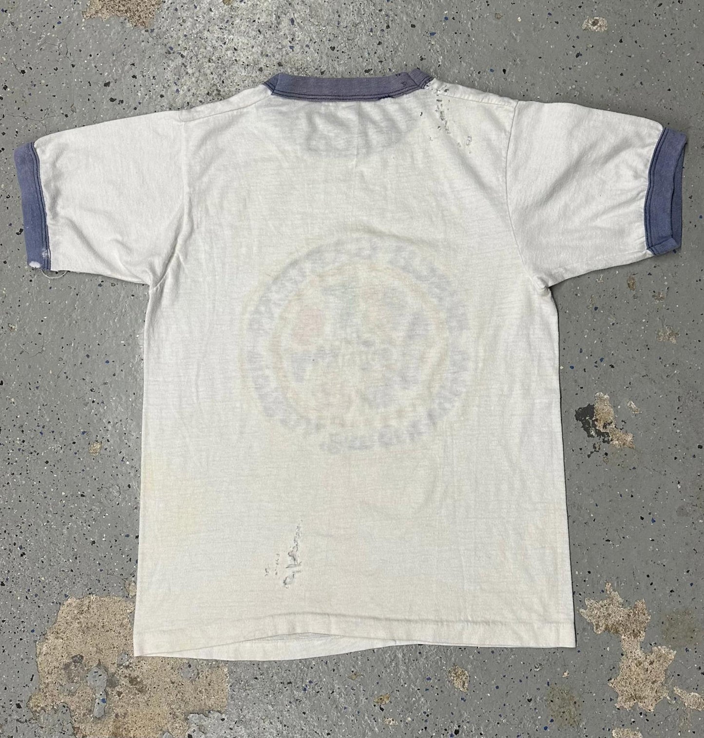 1980s Busch Gardens The Old Country Williamsburg, VA Ringer Tee Thrashed
