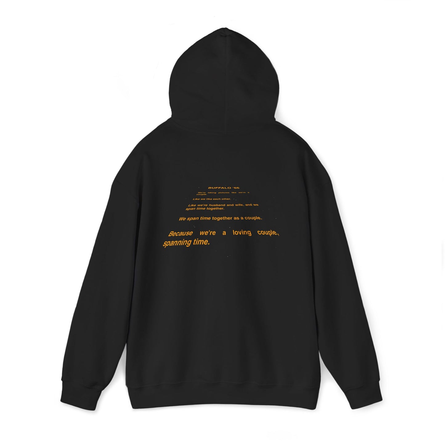Buffalo 66 Spanning Time Intro Crawl Hoodie | Indie Cinema Vincent Gallo 90s