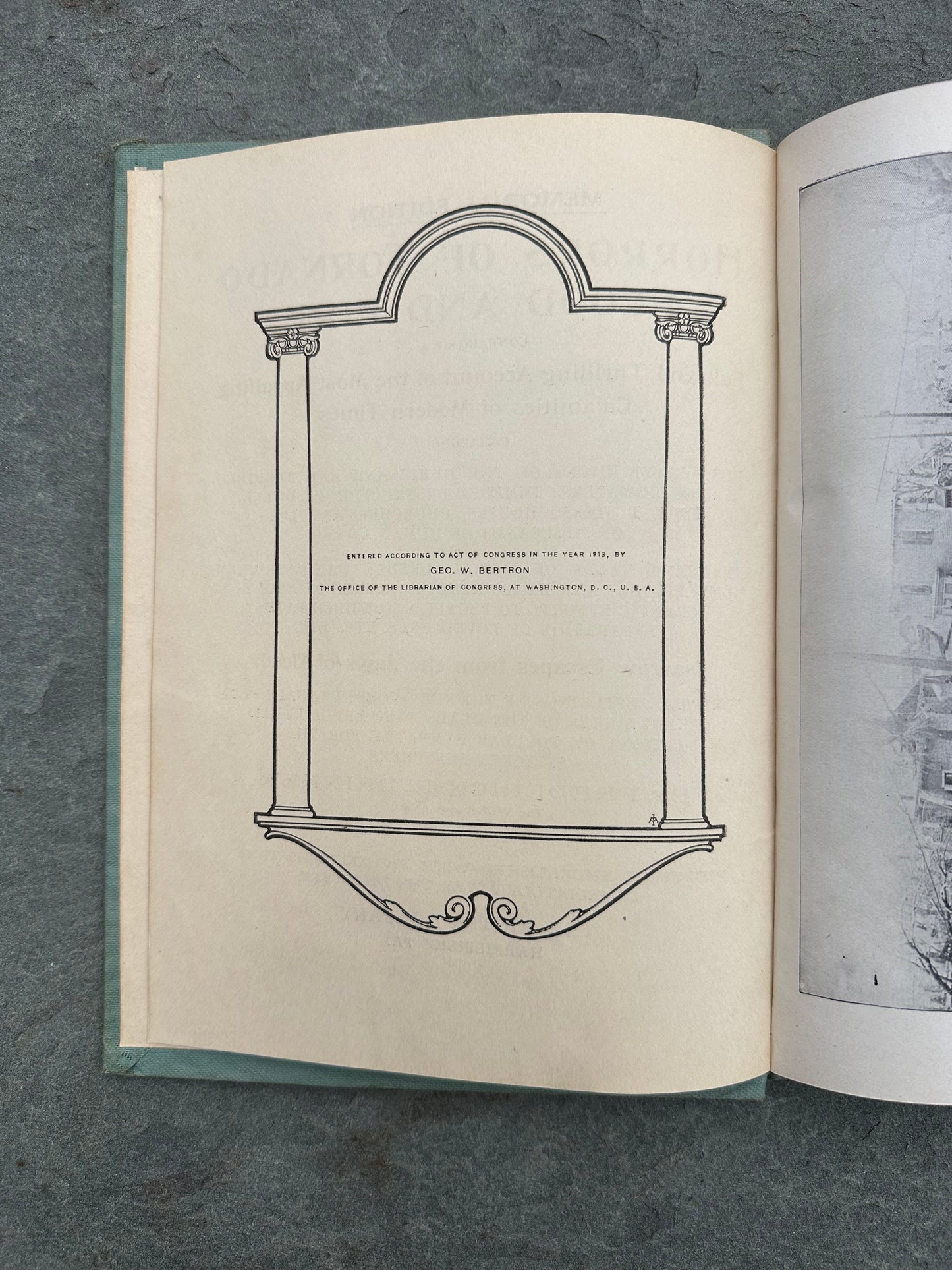 Antique 1913 Horrors of Tornado, Flood, and Fire Salesman Copy Memorial Edition Hardcover Book