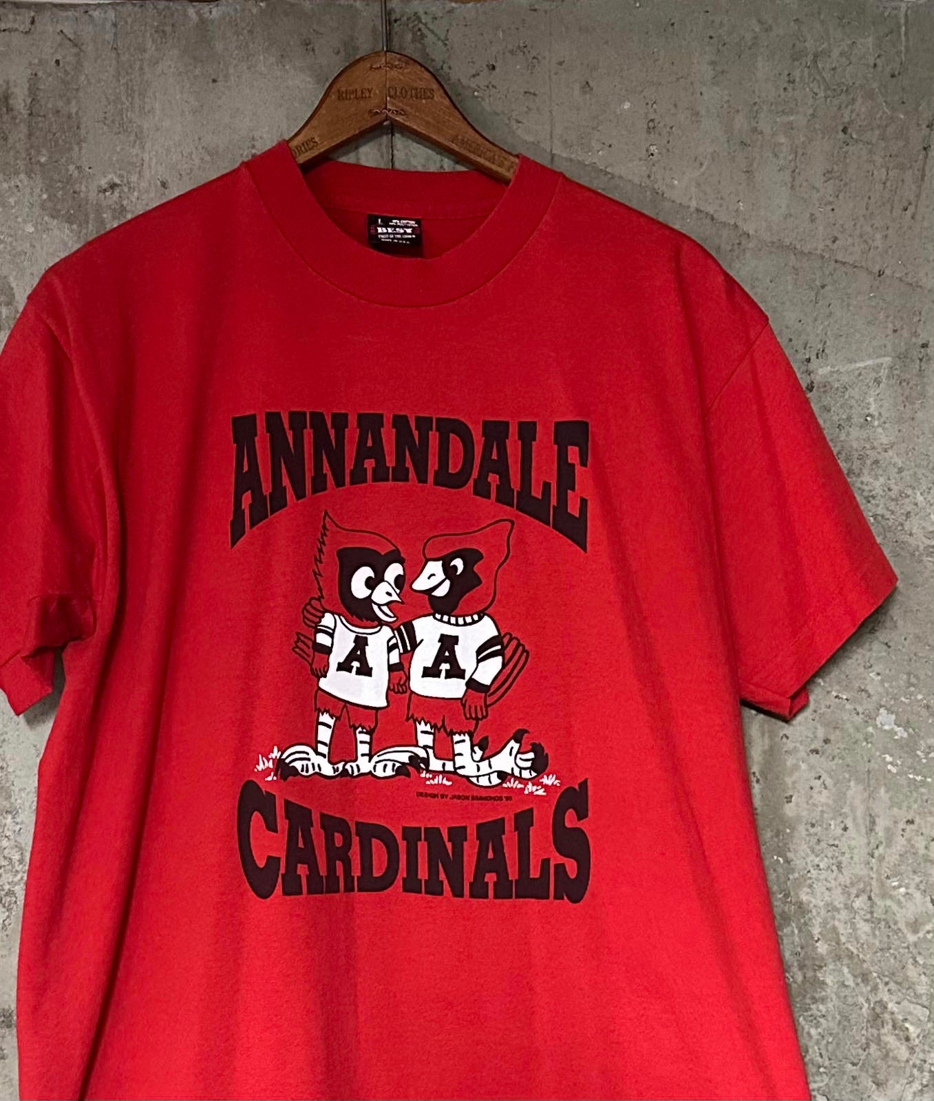 1995 Annandale Cardinals Single Stitch Tee