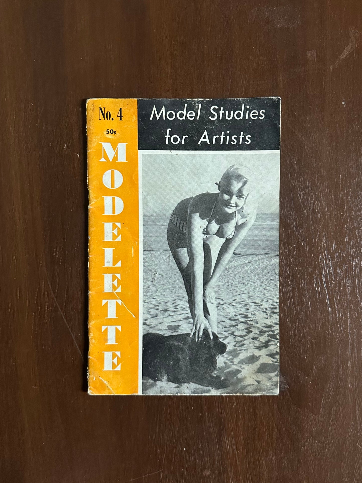 1950s Modelette Model Studies for Artists No. 4 Booklet Nude Study