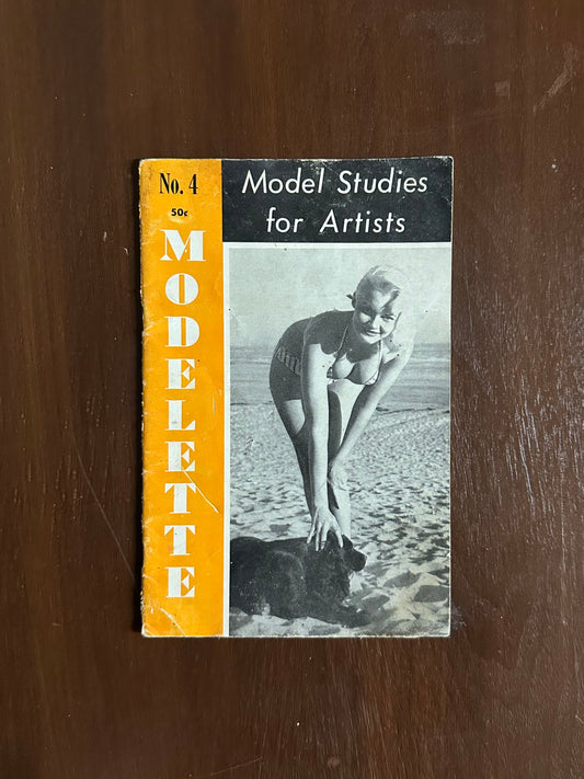1950s Modelette Model Studies for Artists No. 4 Booklet Nude Study