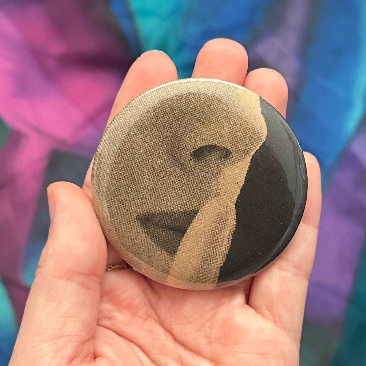 Pick One! Assorted Handmade Pinback Button Pins | October 1958 Family Circle Magazine