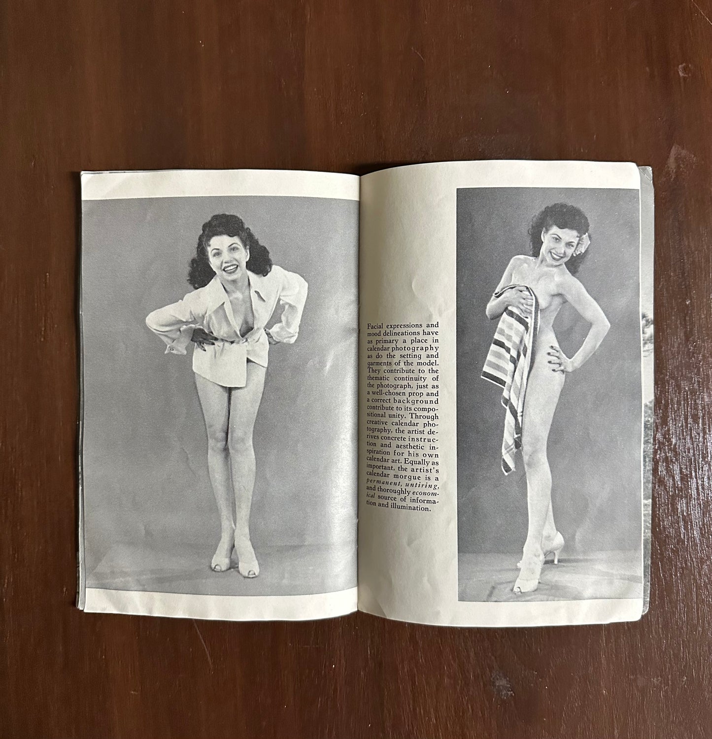 1950s Modelette Model Studies for Artists No. 4 Booklet Nude Study