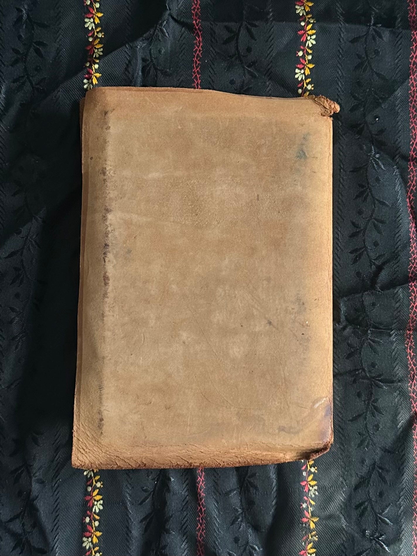 Antique Early 1900s Evangeline Burnt Leather Bound Book