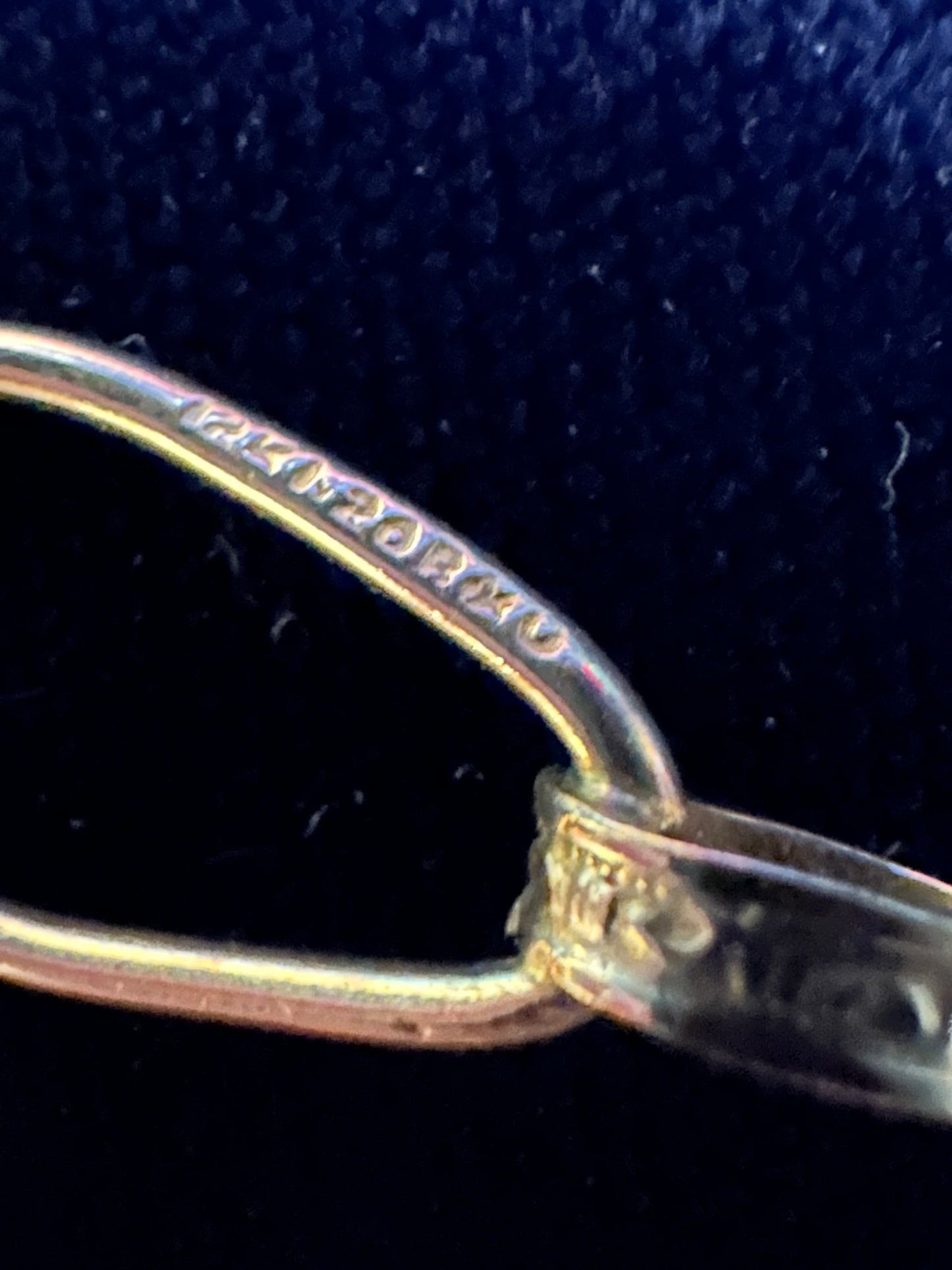 Art Deco 1930s 1940s 12k 1/20 Gold Filled & Pink Faceted Glass Marquise Rhinestone Bracelet