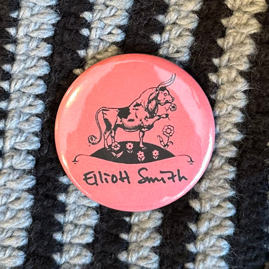 Elliott Smith x Ferdinand the Bull | Handmade Button Pin