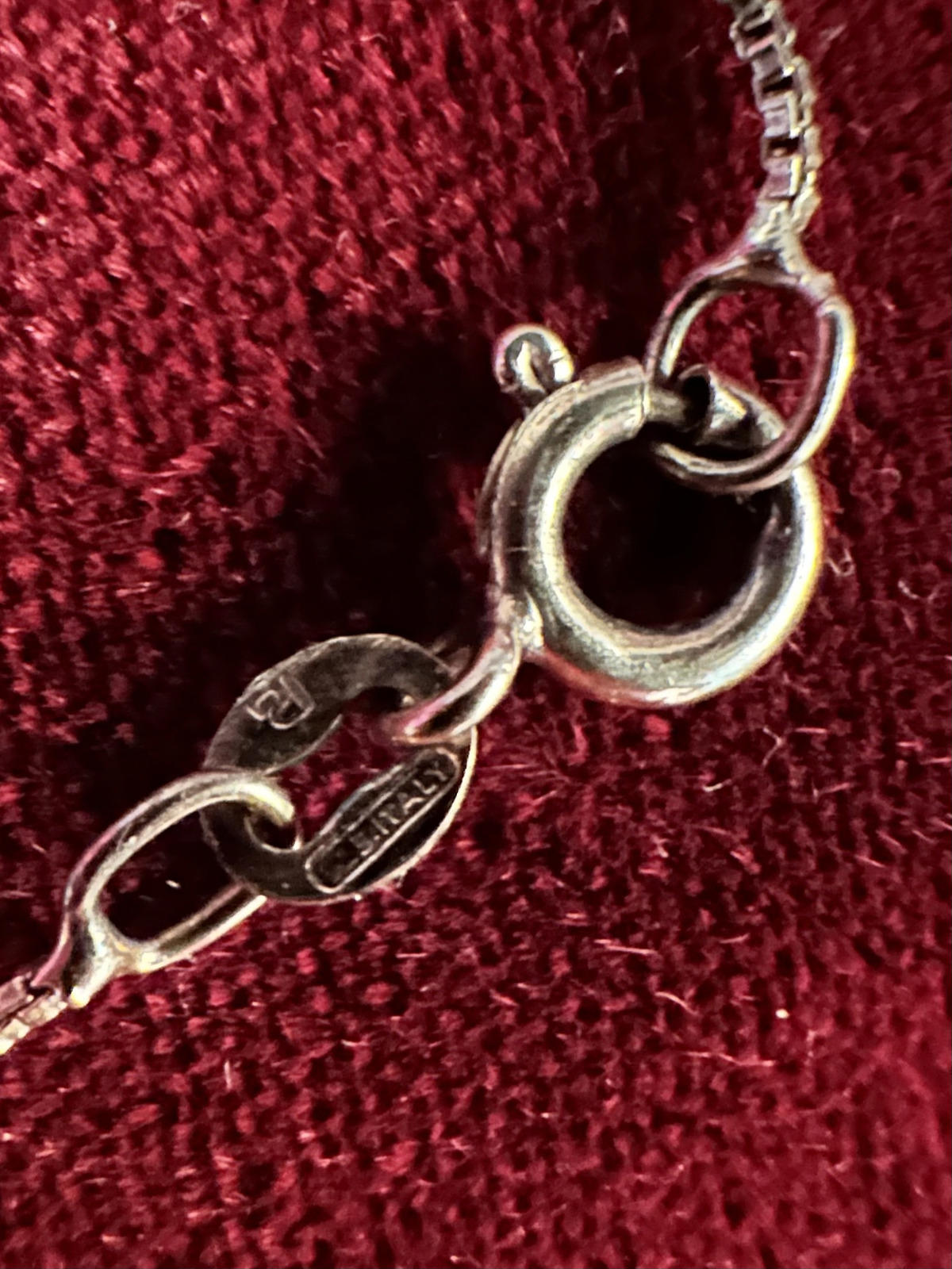 Vintage Italy 10K Yellow Gold World Globe Pendant Gold Plated Sterling Silver Necklace 18"