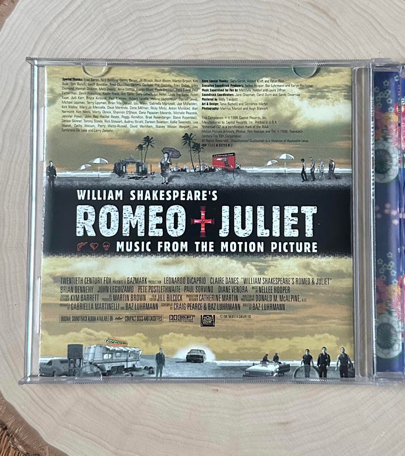Vintage 1996 Shakespeare's Romeo & Juliet Official Soundtrack CD Capitol Records