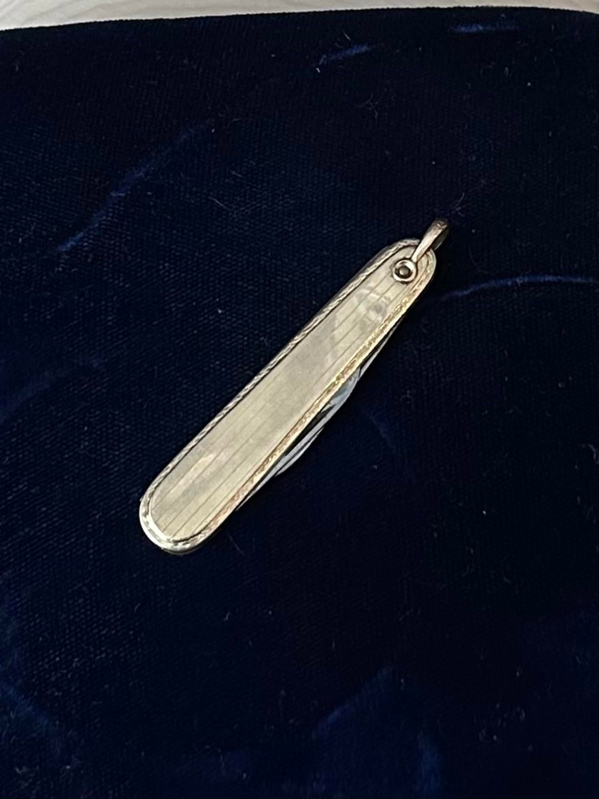 1930s 1940s Art Deco J&CN Co. Quality Gold Filled Pocket Knife 2 Blade