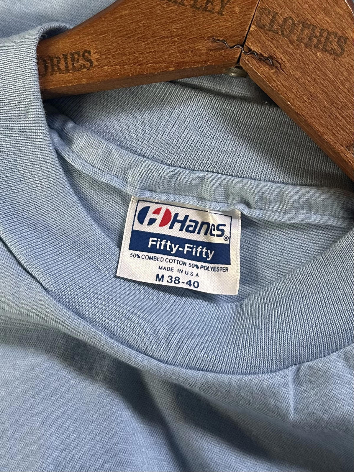 1980s Explosives Supply Inc. Single Stitch Tee Hanes Fifty-Fifty Medium