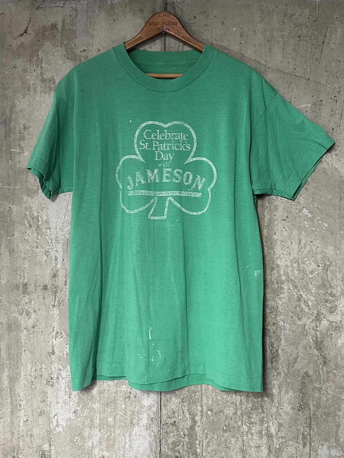1980s Celebrate St. Patrick's Day with Jameson Green Single Stitch Tee