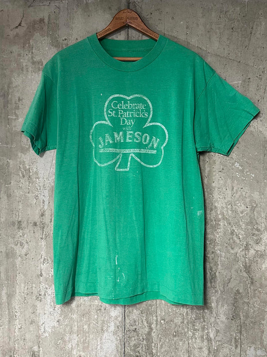 1980s Celebrate St. Patrick's Day with Jameson Green Single Stitch Tee
