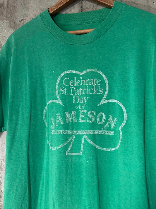 1980s Celebrate St. Patrick's Day with Jameson Green Single Stitch Tee