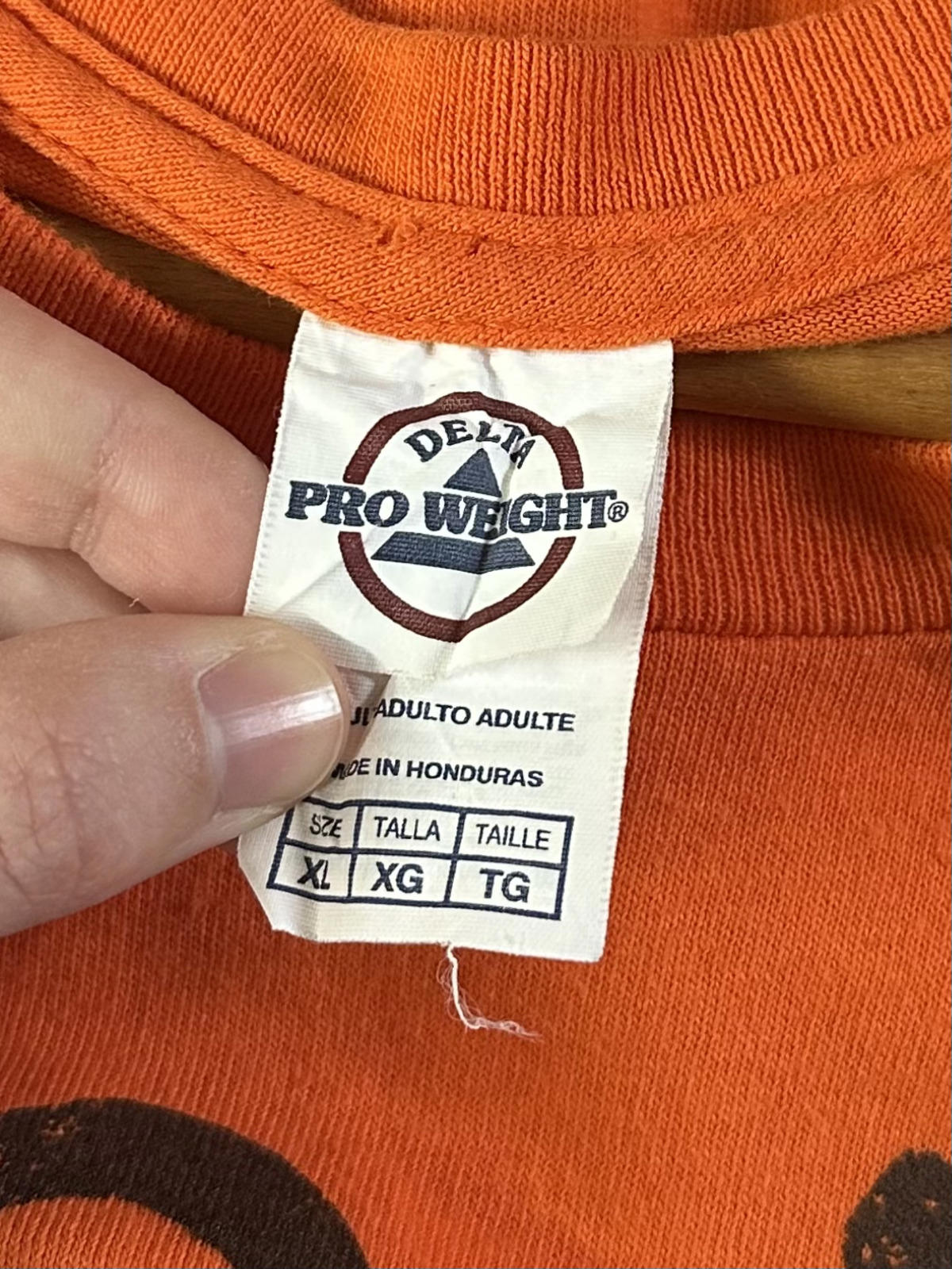 Y2K Too Lazy to Get a Halloween Costume Orange Tee Delta Pro Weight Cotton XL