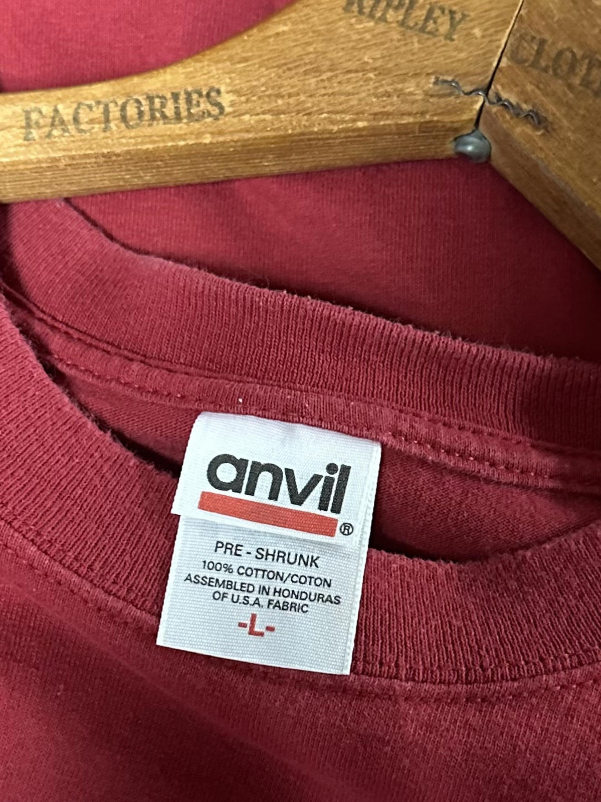 Y2K 2004 I'm All About Red M&M Single Stitch Tee Anvil 100% Cotton