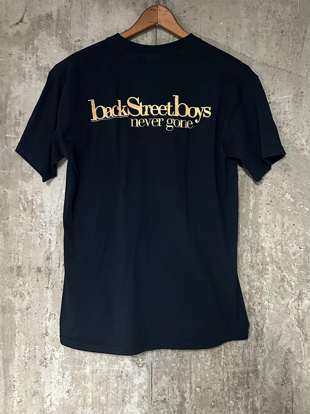 Y2K 2005 Backstreet Boys Never Gone Tour Tee Cotton M