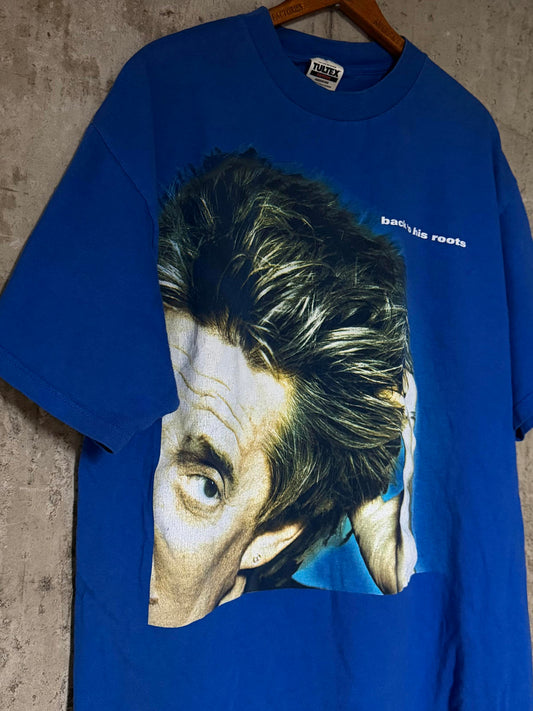 1998 Rod Stewart Back to His Roots Blue Cotton Tee XL