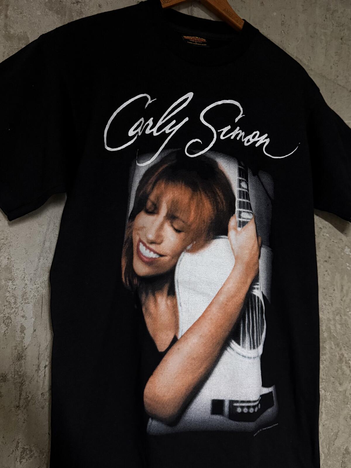 1995 Carly Simon Letters Never Sent Tour Single Stitch Tee Brockum L