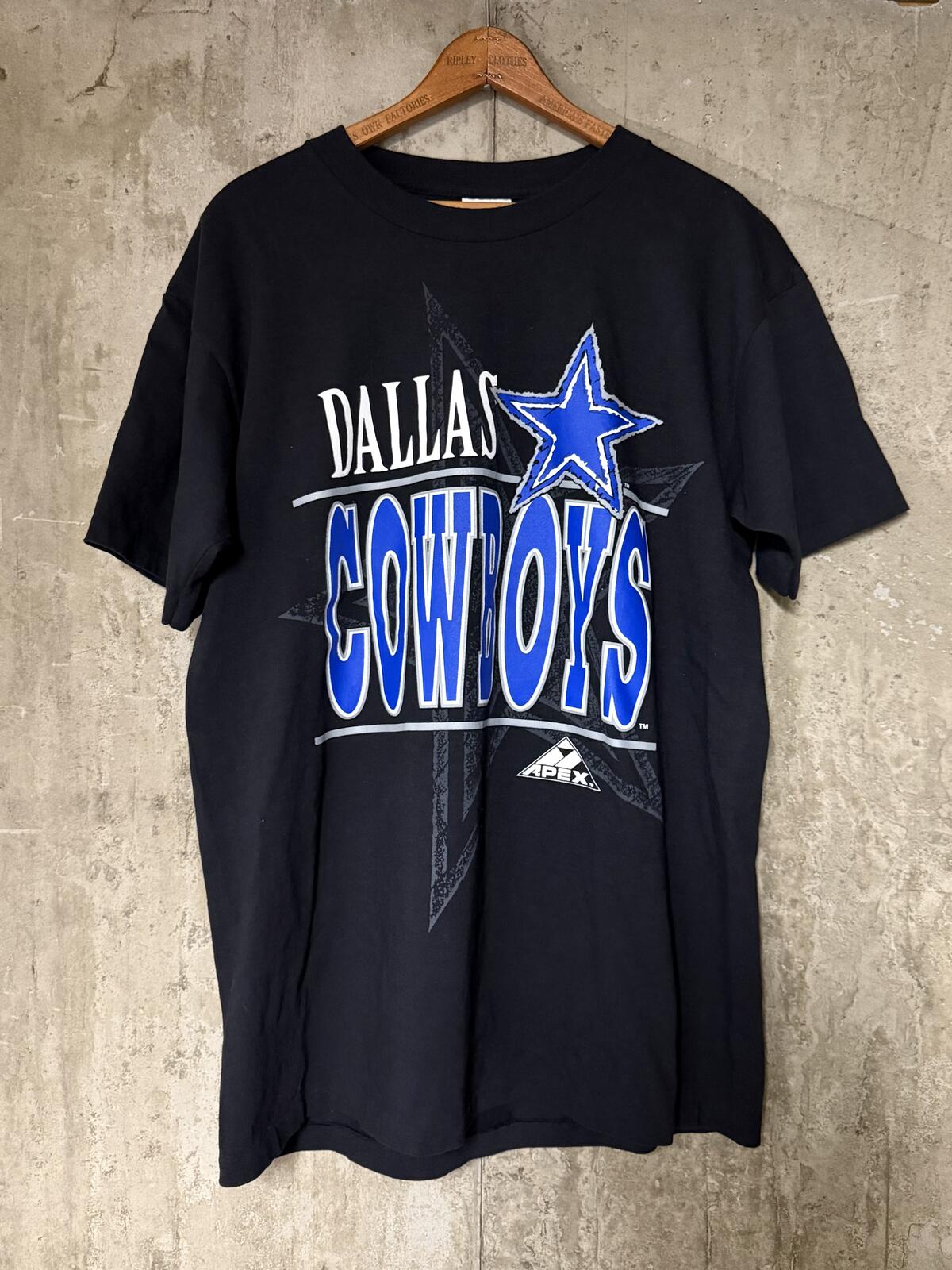 1990s APEX ONE Dallas Cowboys NFL Single Stitch Tee Double Sided Graphic