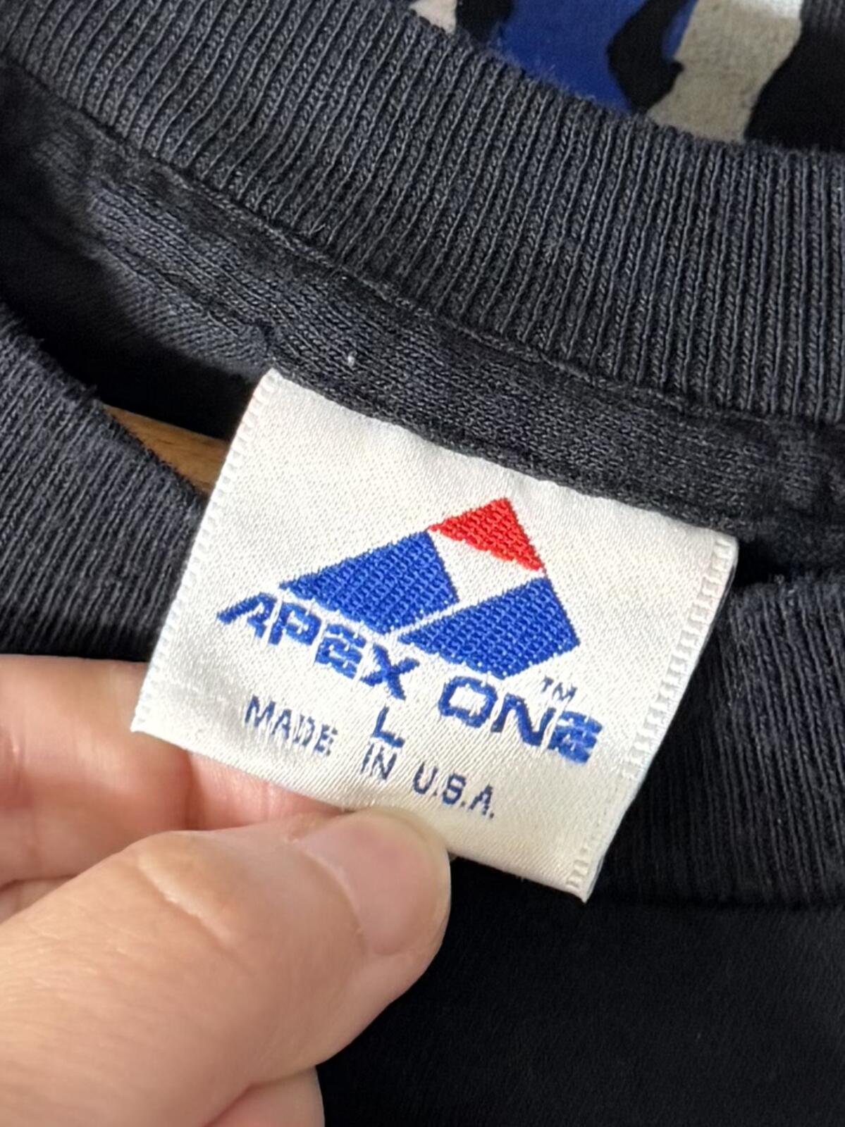 1990s APEX ONE Dallas Cowboys NFL Single Stitch Tee Double Sided Graphic