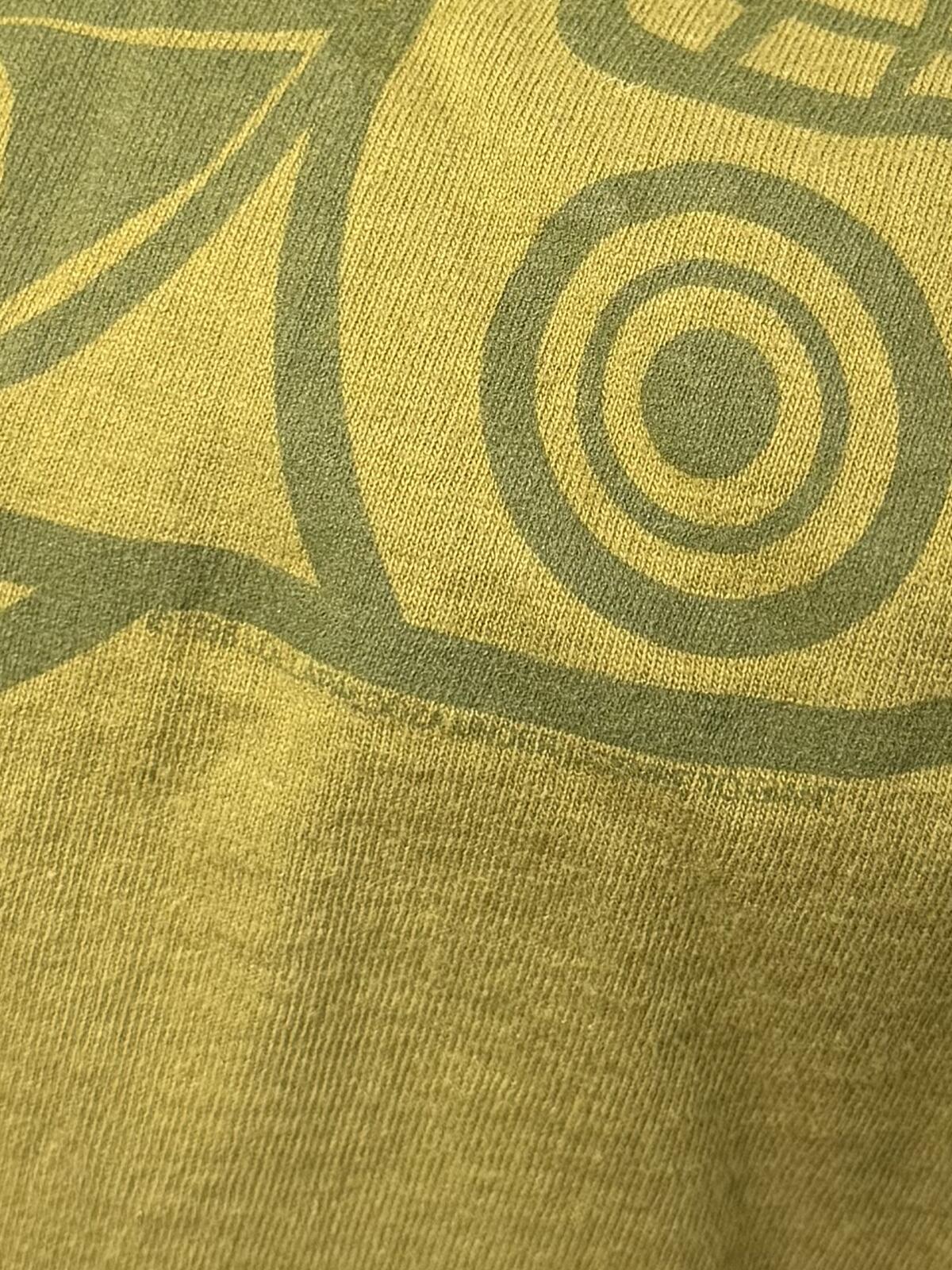 1995 Lollapalooza Concert Tee Green Tribal Design Single Stitch Anvil L