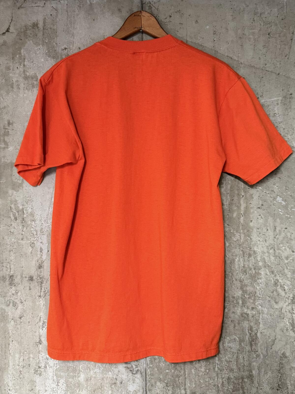 1990s Orange Waste Management Single Stitch Tee Jerzees L
