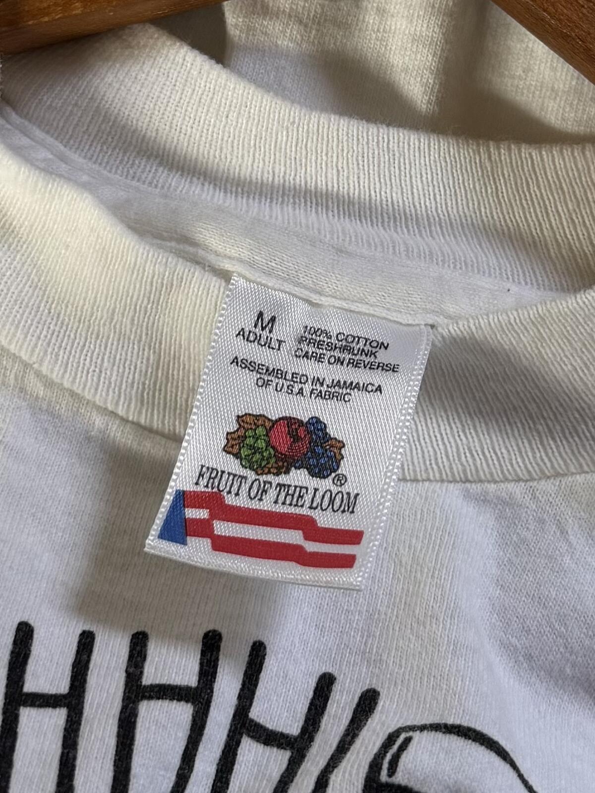 Y2K 2000s Moran's Pub Hoboken NJ Single Stitch White Tee M