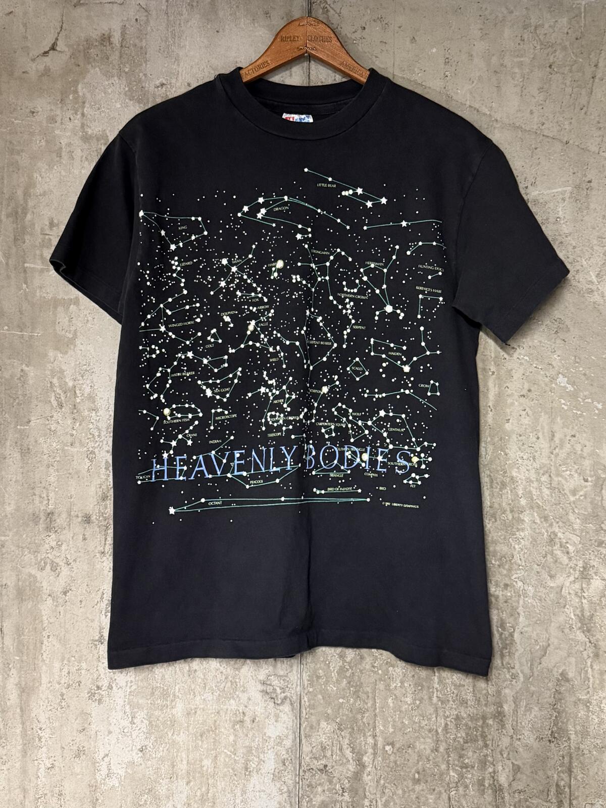 1992 Heavenly Bodies Celestial Astronomy Hanes Beefy-T Single Stitch Tee