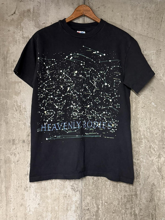 1992 Heavenly Bodies Celestial Astronomy Hanes Beefy-T Single Stitch Tee