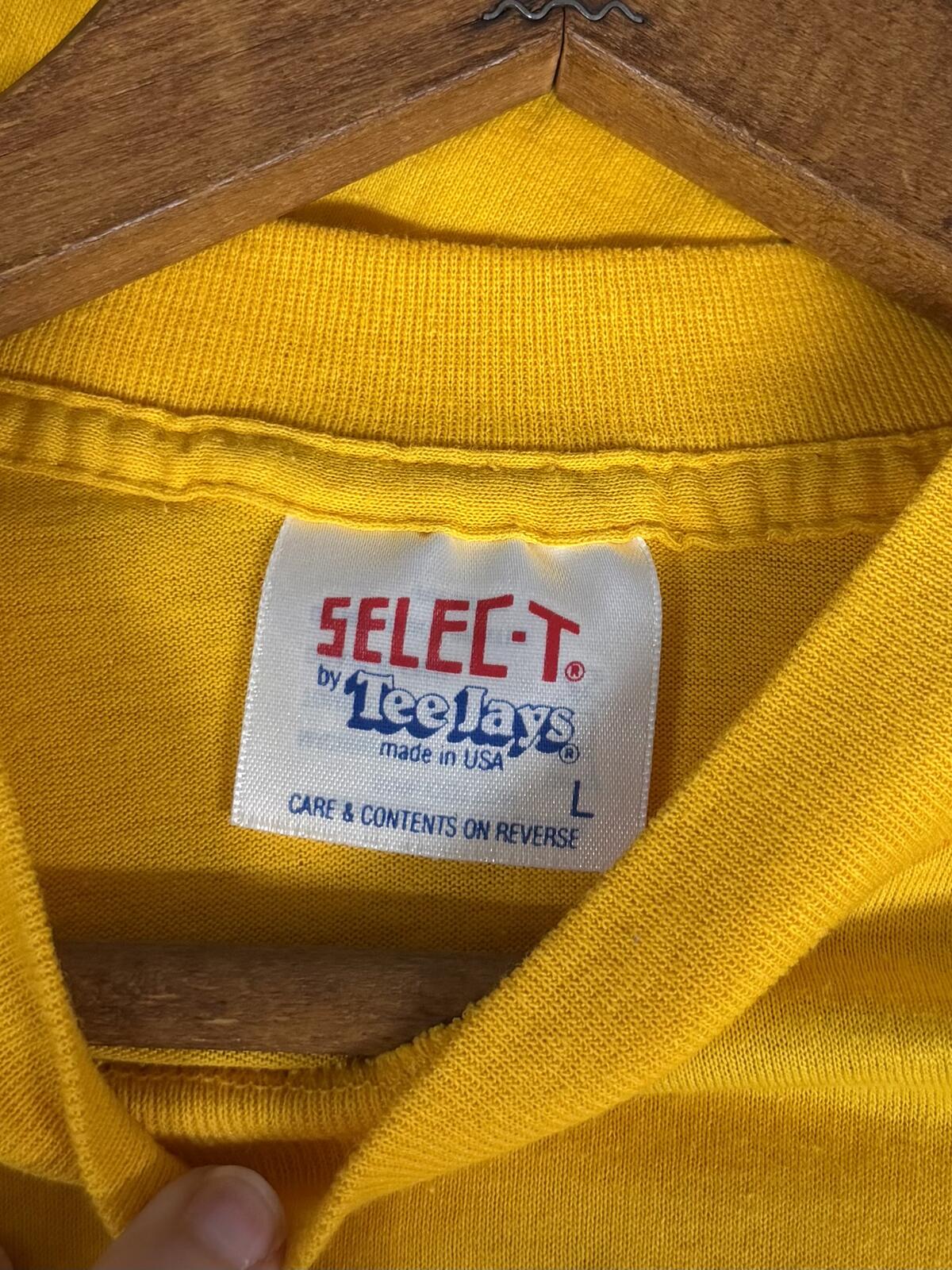 1980s Florida Sailboat Tourist Single Stitch Tee Select-T by Tee Jays L