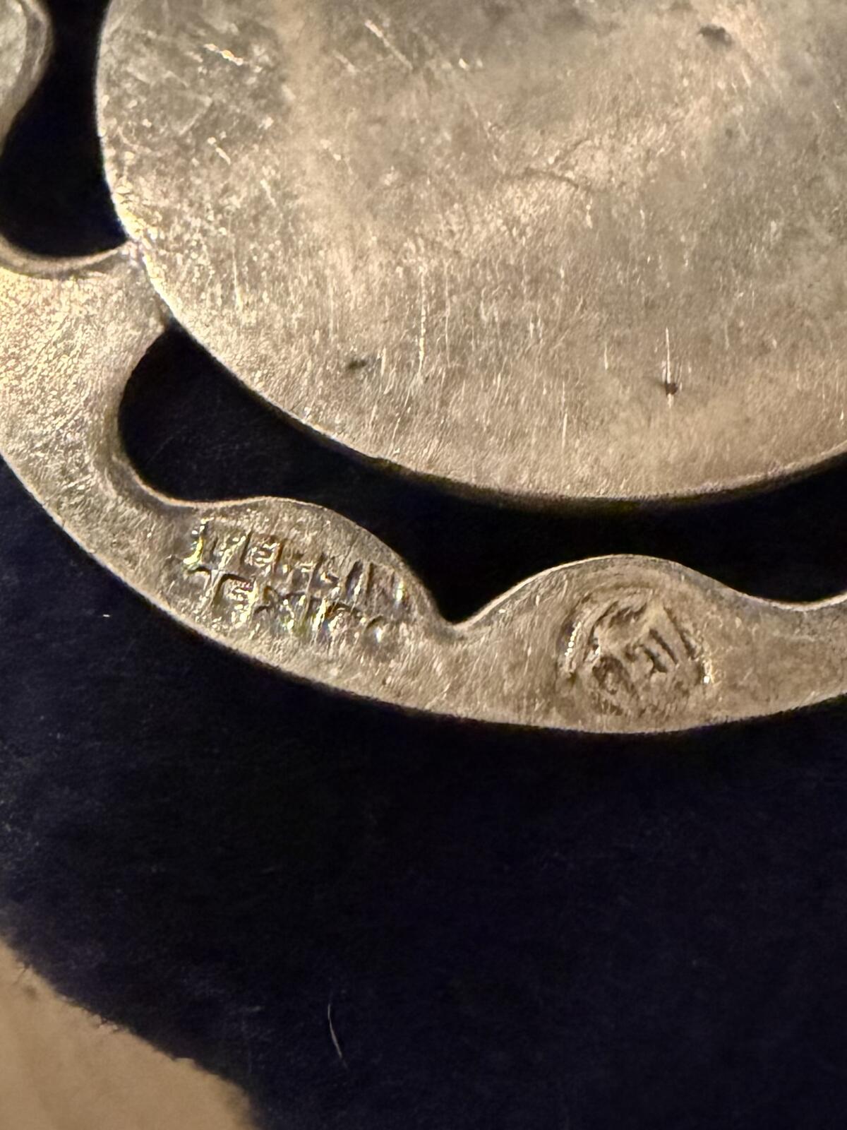 Vintage Taxco Mexico Sterling Silver Taurus Bull Zodiac Pendant Necklace 23.75"