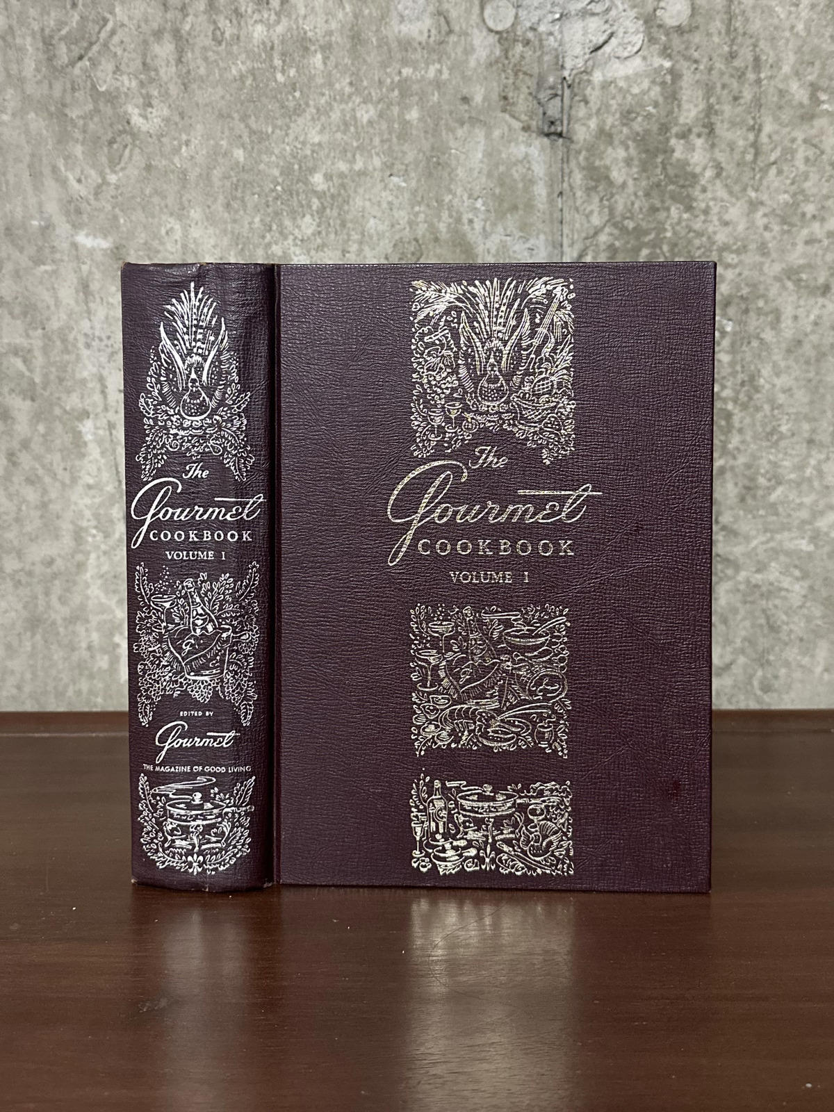 1963 Gourmet's Menu Cookbook Volume 1 Illustrated Hardcover Book