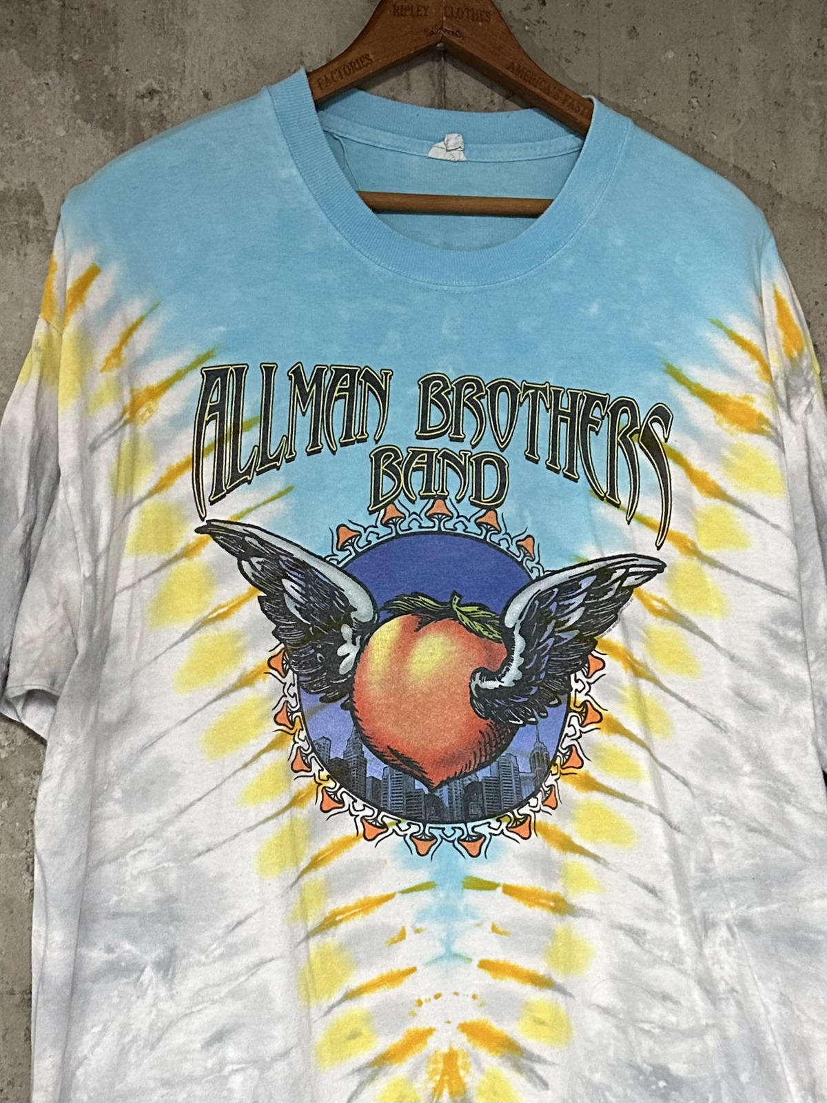 2005 Allman Brothers Band Beacon Theatre NYC Tour Shirt Tie Dye