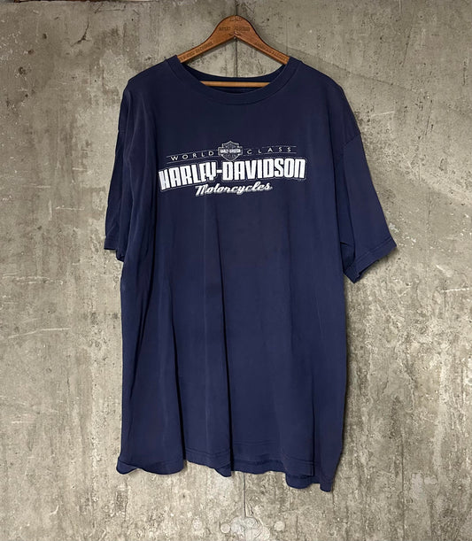 Y2K 2008 Harley Davidson Deadwood South Dakota Navy Blue Tee 2XL