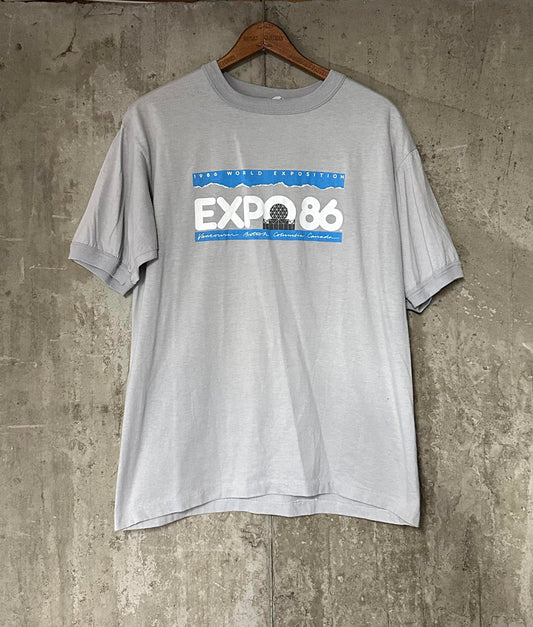 1986 World Exposition Expo 86 Vancouver Canada Ringer Tee