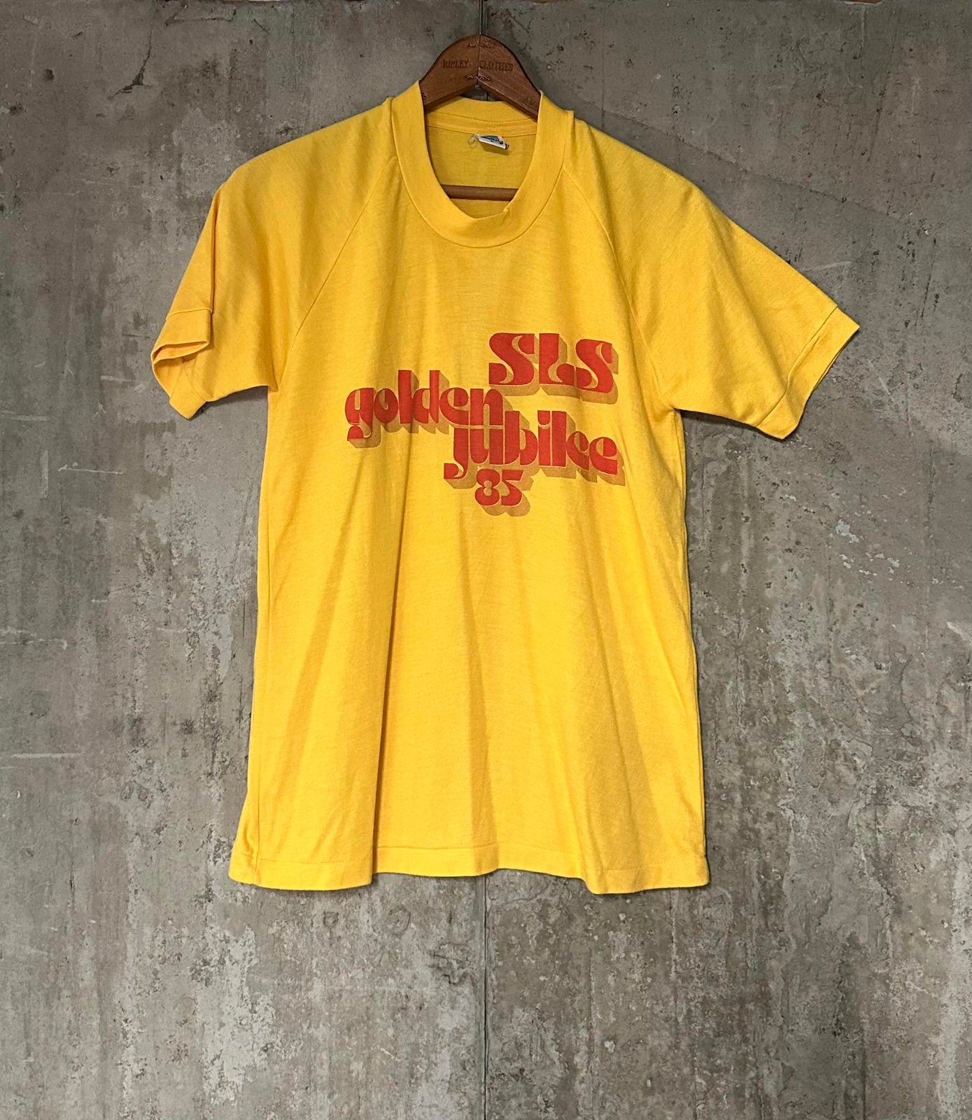 1980s SLS Golden Jubilee 85 Class 86 Single Stitch Raglan Tee Large