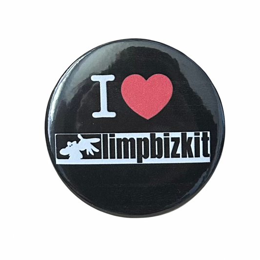 I Heart Limp Bizkit | Handmade Button Pin